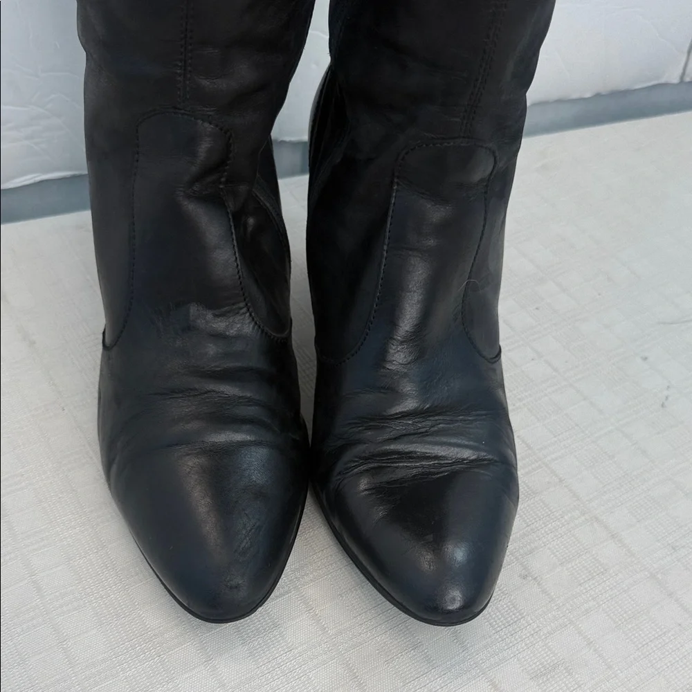 New Stevie knee-high boots in leather